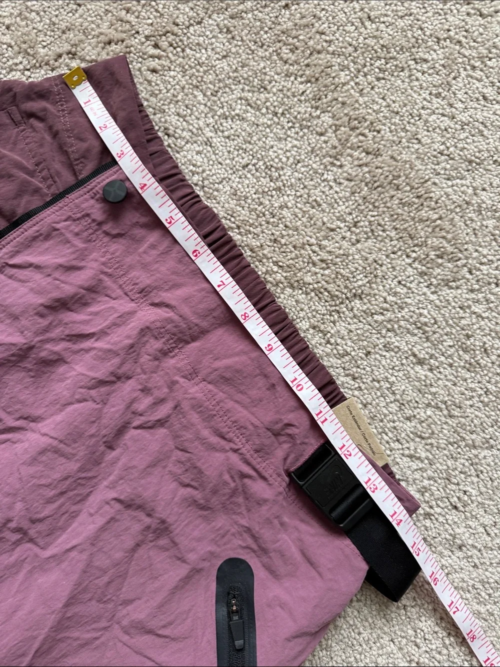 NWT Nike Sportswear Tech Pack Wrap Midi Athletic Outdoor Skirt Dark Wine